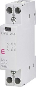 ETI Stycznik modułowy R 25-20 230V 25A 2-biegunowy ETI Stycznik modułowy R 25-20 230V 25A 2-biegunowy