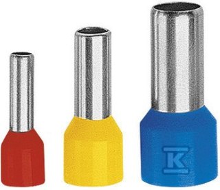 ERKO Końcówka tulejkowa TE_1,5-10V/100, katalog TE_1,5-10V/100, izolowana