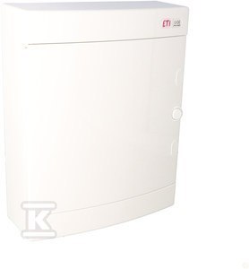 Obudowa natynkowa ECT24PO-s, 24 moduły, biała, ETI Obudowa natynkowa ECT24PO-s, 24 moduły, biała, ETI