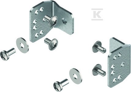 ETI Element mocujący LG-V SET (001101683) - zestaw 2 sztuki ETI Element mocujący LG-V SET (001101683) - zestaw 2 sztuki