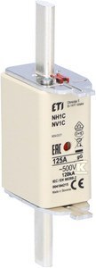 ETI Wkładka topikowa przemysłowa zwłoczna KOMBI NH1C 125A/500V ETI Wkładka topikowa przemysłowa zwłoczna KOMBI NH1C 125A/500V