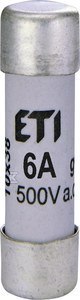 ETI Wkładka cylindryczna 25A/400V 10x38 GG ETI Wkładka cylindryczna 25A/400V 10x38 GG
