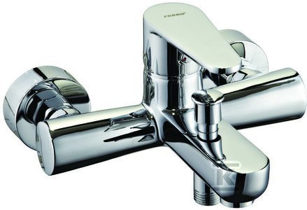Bateria wannowa Algeo ścienna chrom Ferro BAG1 Bateria wannowa Algeo ścienna chrom Ferro BAG1