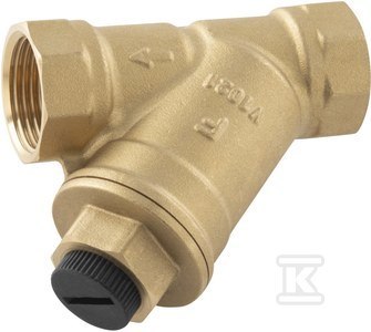 Magnetyczny filtr siatkowy skośny DN20 G3/4 Magnetyczny filtr siatkowy skośny DN20 G3/4