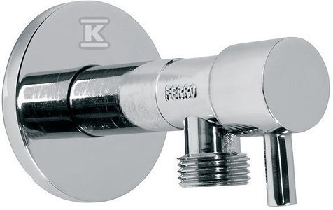 FERRO Zawór kątowy z głowicą ceramiczną 1/2"x1/2" metalowy uchwyt Z1212C FERRO Zawór kątowy z głowicą ceramiczną 1/2"x1/2" metalowy uchwyt Z1212C