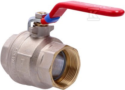 FERRO Zawór kulowy nakrętno-nakrętny z dźwignią, 1 1/2" FERRO Zawór kulowy nakrętno-nakrętny z dźwignią, 1 1/2"