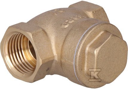FERRO Zawór zwrotny z klapą 1/2" PN16 ZZK1W FERRO Zawór zwrotny z klapą 1/2" PN16 ZZK1W