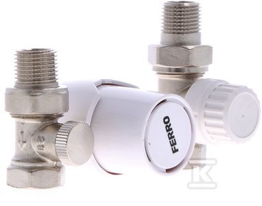 FERRO ZTM20 Termostatyczny Prosty 1/2" - Zestawy termostatyczne FERRO ZTM20 Termostatyczny Prosty 1/2" - Zestawy termostatyczne