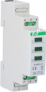 Zielona lampka kontrolna zasilania LED 3x Zielona lampka kontrolna zasilania LED 3x