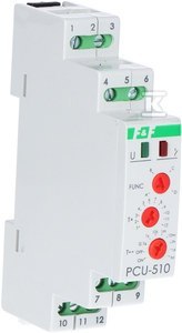Przekaźnik czasowy dwukanałowy 8A 230VAC/24VAC/DC