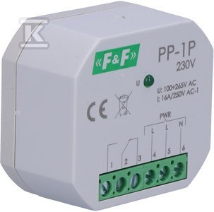 Podtynkowy przekaźnik elektromagnetyczny 16A 230V Podtynkowy przekaźnik elektromagnetyczny 16A 230V
