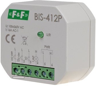 Przełącznik grupowy podtynkowy F&F BIS-412P Przełącznik grupowy podtynkowy F&F BIS-412P