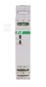 F&F Trójfazowy Przetwornik Modbus MAX-MB-3U-1