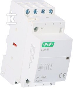 Stycznik Modułowy 3NO+1NC 230V AC 25A Stycznik Modułowy 3NO+1NC 230V AC 25A