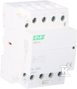 Modułowy stycznik trójfazowy 40A 230V Modułowy stycznik trójfazowy 40A 230V