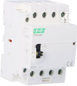 Modułowy stycznik czteropolowy 63A ST63-40-M. Modułowy stycznik czteropolowy 63A ST63-40-M.