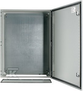 Płyta 800x600x250 z metalową osłoną.