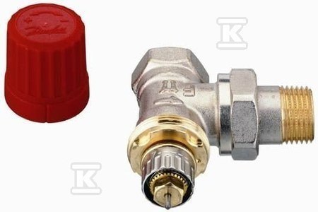 Zawór termostatyczny kątowy 3/4" niklowany Zawór termostatyczny kątowy 3/4" niklowany