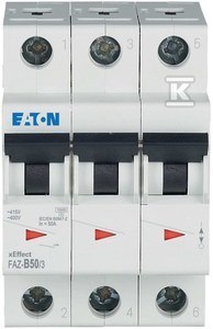 Wyłącznik NMP 3-Połowy 50A FAZ-B50/3