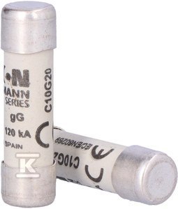 Bezpiecznik cylindryczny 10x38mm 20A 500V AC Bezpiecznik cylindryczny 10x38mm 20A 500V AC