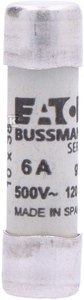 Bezpiecznik cylindryczny 10x38mm 6A 500V AC Bezpiecznik cylindryczny 10x38mm 6A 500V AC