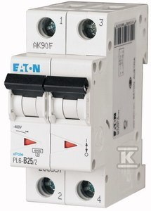 Bezpiecznik nadprądowy 6KA PL6-C25/2 Bezpiecznik nadprądowy 6KA PL6-C25/2