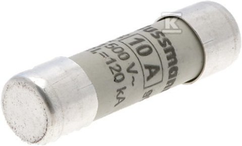 Bezpiecznik cylindryczny 10A 500V AC Bezpiecznik cylindryczny 10A 500V AC