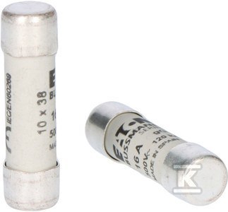 "Wkładka cylindryczna 10x38 16A 500V" "Wkładka cylindryczna 10x38 16A 500V"