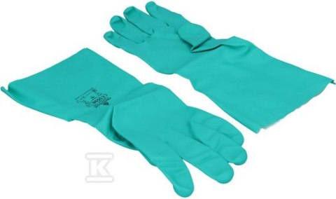 Rękawice Nitrile Flokowane Zielone 33cm Rękawice Nitrile Flokowane Zielone 33cm