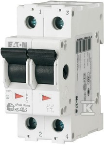 Izolacyjny Rozłącznik Elektryczny HIS-40/2 Izolacyjny Rozłącznik Elektryczny HIS-40/2