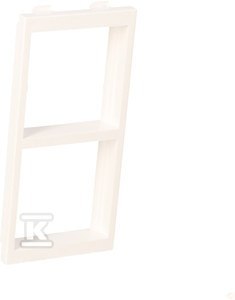 Adapter Poziomy 2 Moduły 45x45 mm Adapter Poziomy 2 Moduły 45x45 mm