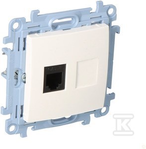 Telekomunikacyjny Gniazdo RJ12 Simon10 Białe Telekomunikacyjny Gniazdo RJ12 Simon10 Białe
