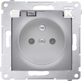 Elegancka osłona GN.IP44 SREBRO MAT SIMON54
