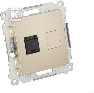 RJ45 KAT6 Złoty Przes. Simon 5