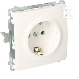 Gniazdo Schuko Białe BMGSZ1.01/11 Gniazdo Schuko Białe BMGSZ1.01/11