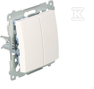 Biały Łącznik IP44 Simon54 Premium Biały Łącznik IP44 Simon54 Premium
