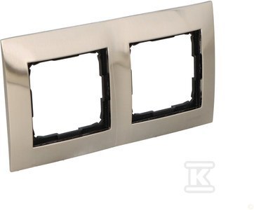 Metalowa Ramka SIMON54 IP20/44 2-KR INOX Metalowa Ramka SIMON54 IP20/44 2-KR INOX