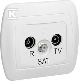 "Zestaw Końcowy AAS/11 GN.RTV-SAT Biały"