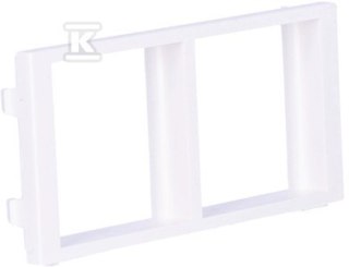 Adapter pionowy 2 moduły 45x45 mm