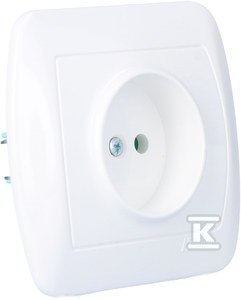 Ramka Biała AG1E/11 GN.B/U Pojedyncza Ramka Biała AG1E/11 GN.B/U Pojedyncza