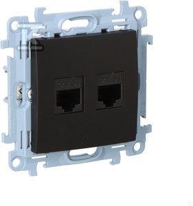 Simon10 RJ45 KAT5E Czarny GN.2-KR