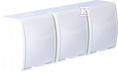 AQUARIUS Białe Oświetlenie IP54 GN.3-KR AQUARIUS Białe Oświetlenie IP54 GN.3-KR