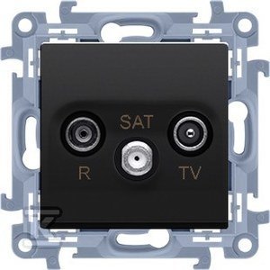 Antena RTV-SAT Simon1 Czarna Zakończeniowa Antena RTV-SAT Simon1 Czarna Zakończeniowa