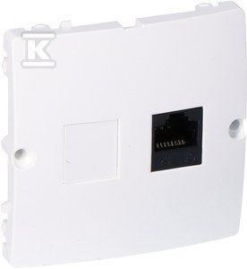 RJ45 Komplet Gniazd Biały Kategoria B