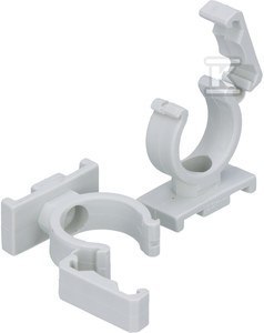Uchwyt Rur Bezhalowy Szary 22 mm