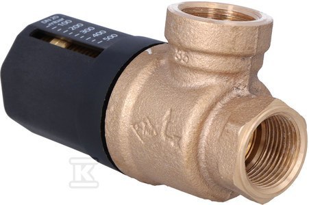 Zawór Uplustu Hydrolux DN20 Brązowy/Gwintowany Zawór Uplustu Hydrolux DN20 Brązowy/Gwintowany