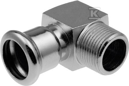 Krótkie Kolano 18XR1/2GZ Steel Press Krótkie Kolano 18XR1/2GZ Steel Press