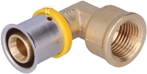 KOLANO ZAPRASOWANE G1/2 GW 20X2 KOLANO ZAPRASOWANE G1/2 GW 20X2