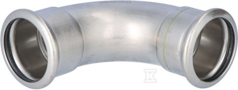 "Kolano Inox 42mm 90° Złączka Prasowana" "Kolano Inox 42mm 90° Złączka Prasowana"