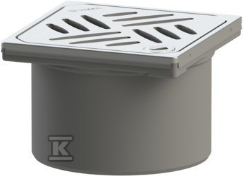 Kratka ABS 12x12cm z Wzorem Szczelnym Kratka ABS 12x12cm z Wzorem Szczelnym